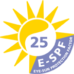 ESPF 25 is the best UV protection available in a clear lens